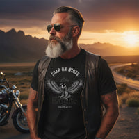 Load image into Gallery viewer, Soar on Wings Like Eagles Heavyweight Cotton T-Shirt | Classic Fit Casual Wear